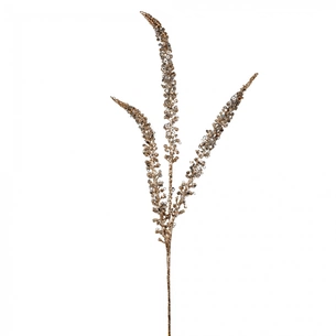 Декоративна гілка YES! Fun срібло, паєтка, 93 см (974754) picture 1