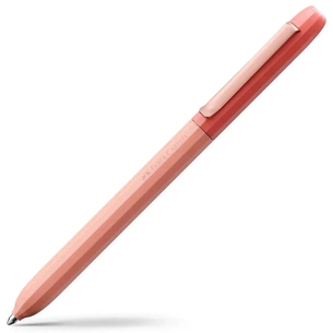 Ручка шариковая Faber-Castell поворотная серии AVORI Inner Fire, цвет корпуса розовый, синий М (0,7 мм) (33065) изображение 1