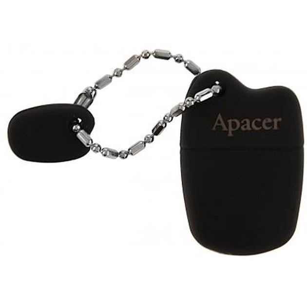 USB флеш накопичувач Apacer 64GB AH118 Black USB 2.0 (AP64GAH118B-1) - изображение 1