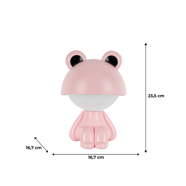 Нічник Kite Світильник LED з акумулятором Cute Froggy, рожевий (K25-316-3-2) - picture 6