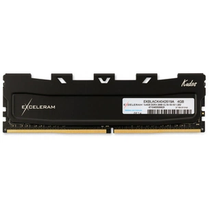 Модуль пам'яті для комп'ютера DDR4 4GB 2666 MHz Black Kudos eXceleram (EKBLACK4042619A) зображення 1