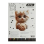 Кольоровий картон ZiBi CATS&DOGS, А4, 7 кольорів - 14 аркушів (ZB.1951-22) - зменшене зображення 2
