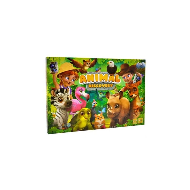 Настільна гра Danko Toys Animal Discovery, українська (G-AD-01-01U) - зображення 1