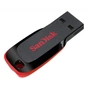 USB флеш накопичувач SanDisk 64GB Cruzer Blade Black/red USB 2.0 (SDCZ50-064G-B35) - зменшене зображення 2