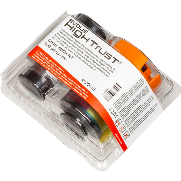 Ріббон Evolis до Agilia, YMCK, 600 відбитків (RT4F101M100) - picture 3