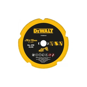 Диск пильний DeWALT універсальний 76 х 9,5 мм, 5z, FTG, 20 градусів (DT20590) зображення 1