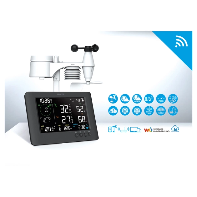 Метеостанція Sencor SWS10500WIFI - зображення 7