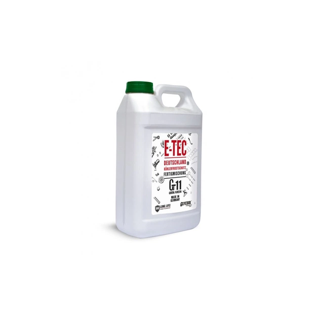 Антифриз E-TEC -40 G11 Glycsol зелений 4 л (2857) - изображение 1