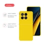 Чохол до мобільного телефона Intaleo Silicone Poco X6 Pro Yellow (1283126600487) - зменшене зображення 3
