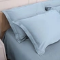 Постельное белье MirSon Tencel №04 Blue 220 x 240 King Size (2200009369537) - уменьшенное изображение 5