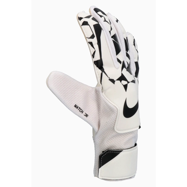 Воротарські рукавиці Nike NK GK MATCH JR - HO24 (HQ0258-010) дит 7 (19.6 см) Біло/чорні (197600452244) - picture 2