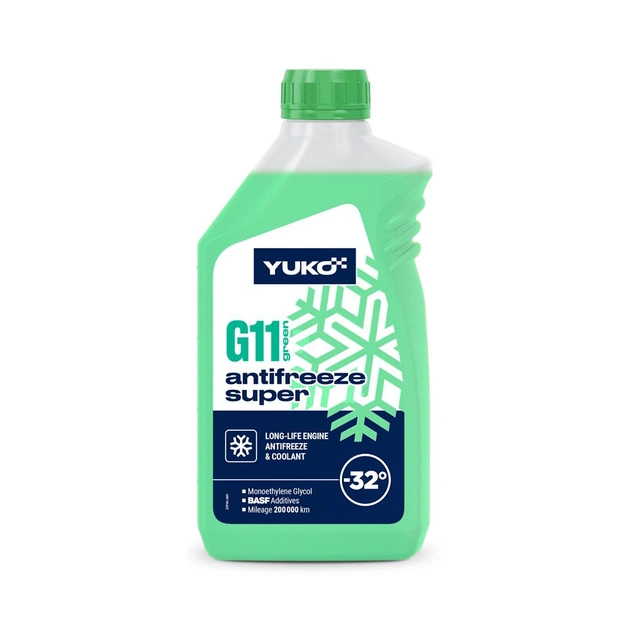 Антифриз Yuko -32 Super G11 зелен. 1л (4823110404386) - изображение 1