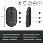 Мишка Logitech M350 Wireless Graphite (910-005718) - зменшене зображення 6