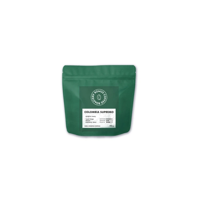 Кофе Romus Roastery Colombia Supremo молотый 250 г (8893) - изображение 1