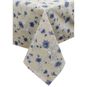 Скатертина Прованс Квіти сині Господиня 120х136 см (4823093450851) зображення 1