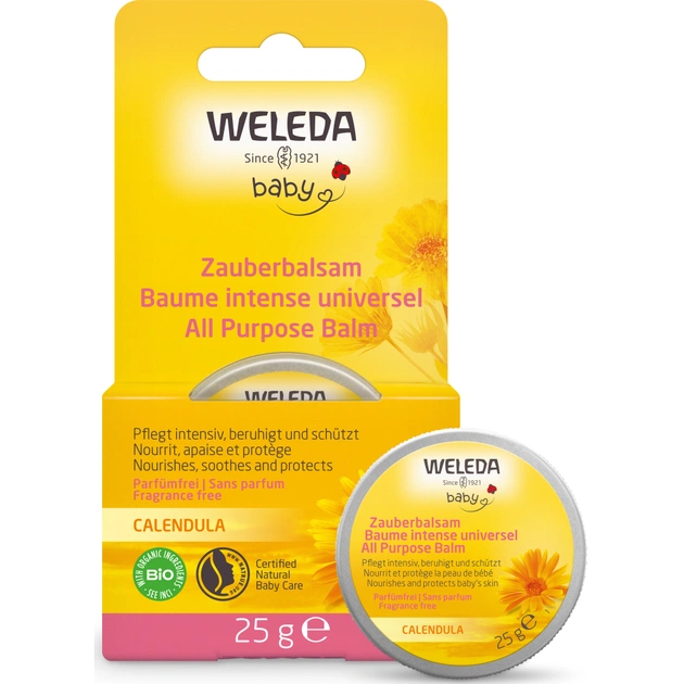 Бальзам для дітей Weleda Календула Чарівний Універсальний 25 г (4001638530248) - picture 2