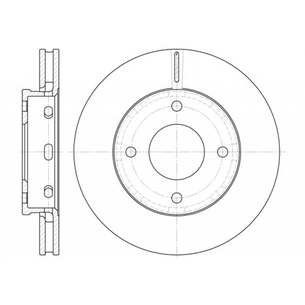 Гальмівний диск REMSA 6680.10 зображення 1