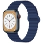 Ремінець до смарт-годинника Drobak Silicone Magnetic Link для Apple Watch All Series Ultra 2 49/45/44/42mm Midnight blue (898927) - зменшене зображення 1