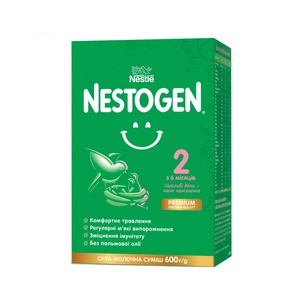 Дитяча суміш Nestogen 2 з лактобактеріями L. Reuteri з 6 міс. 600 г (7613287107862) зображення 1