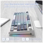 Клавиатура Attack Shark K86 RGB Wireless/Bluetooth/USB UA Retro Grey (K86MN_AS) - уменьшенное изображение 5