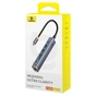 Концентратор Baseus USB-C 7-Port HDMI 4K60Hz + 2xUSB 3.0 + PD + SD/TF 3.0 + 3.5mm gray (B00052803811-02) - зменшене зображення 7