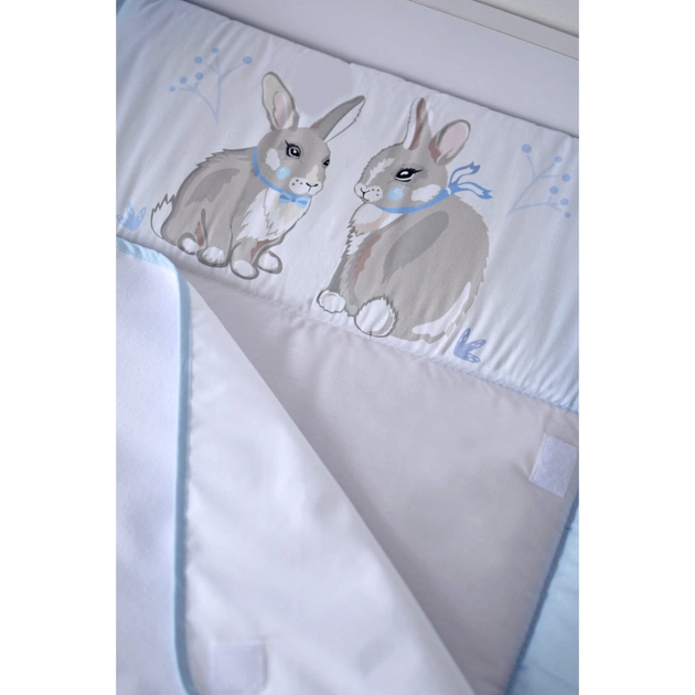 Пеленальний матрацик Верес Summer Bunny blue NEW 72х80 см (426.6.1) - picture 4