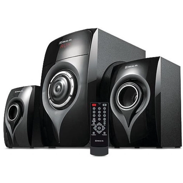 Акустична система REAL-EL M-370 Black - изображение 1