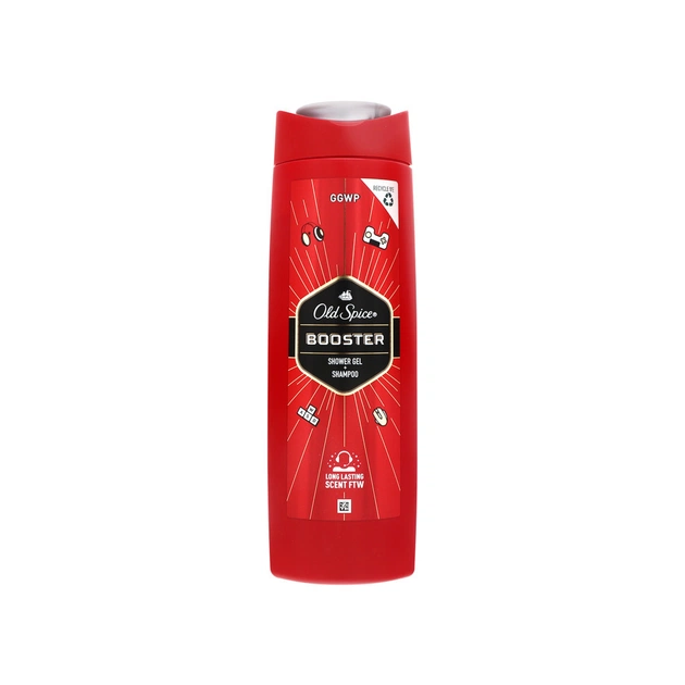 Гель для душу Old Spice Booster 2-в-1 400 мл (8006540186701) - изображение 1
