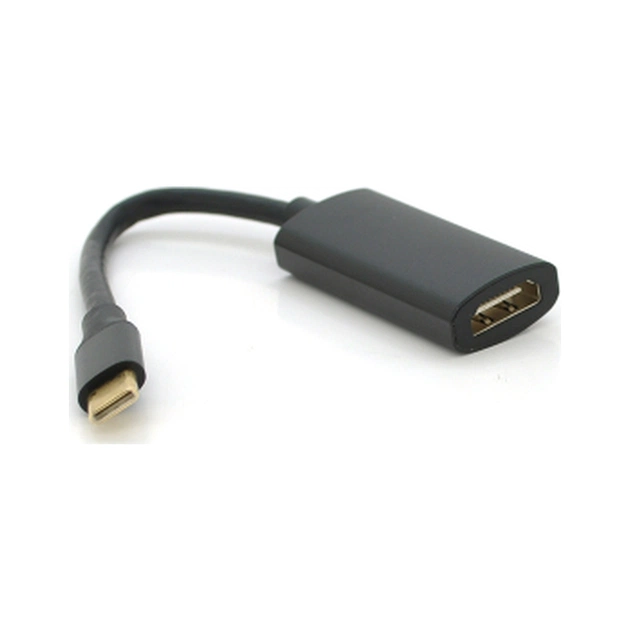 Переходник USB-C to HDMI F 0.15m black-gray Voltronic (YT-Type-C(M)/HDMI(F)-15cm) - изображение 1