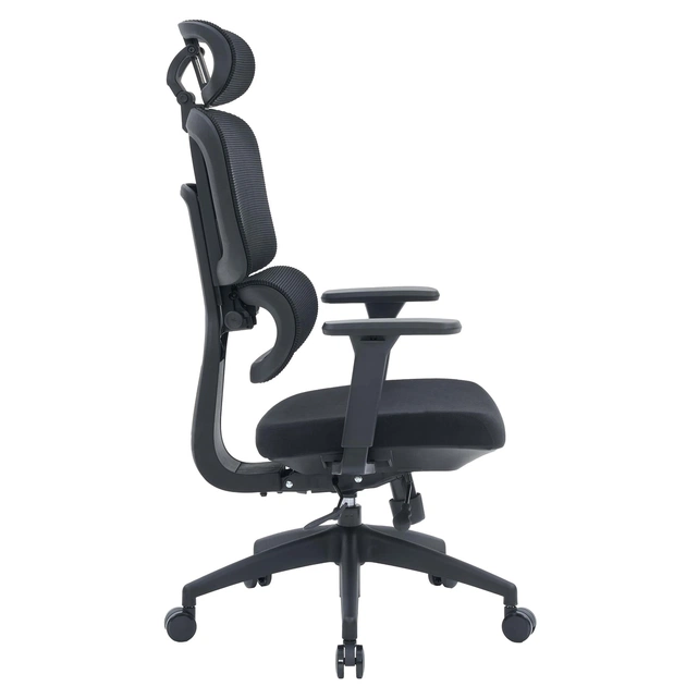 Крісло офісне OfficePro Skyline OC580-B-B-B Black - зображення 3