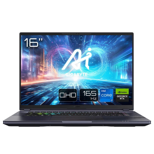 Ноутбук Gigabyte Aorus 16X 9SG 2024 (AORUS 16X 9SG-43UAC64SD) Midnight Gray - зображення 1