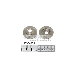Гальмівний диск Nipparts J3304035 зображення 1
