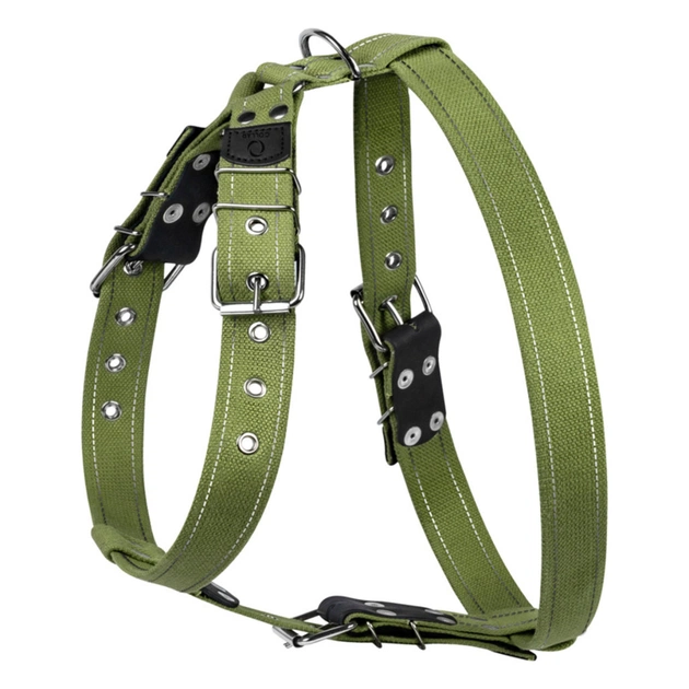 Шлей для собак Collar для больших собак N2 68-91 см зеленая (0646) - изображение 1