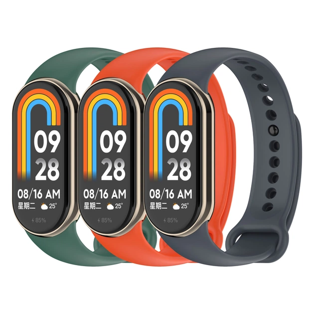 Ремінець до фітнес браслета Armorstandart комплект 3шт Xiaomi Smart Band 10/9/8 Basic (ARM75072) - зображення 1