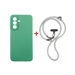 Чохол до мобільного телефона Dengos Case + Cross-body Strap Samsung Galaxy A17/A26 Mint+Grey (DG-KM-CCRB-24) зображення 1
