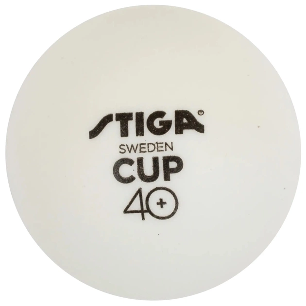 М'ячик для настільного теніса Stiga Cup ABS 12 шт (1110-2510-12) (931161) - picture 1