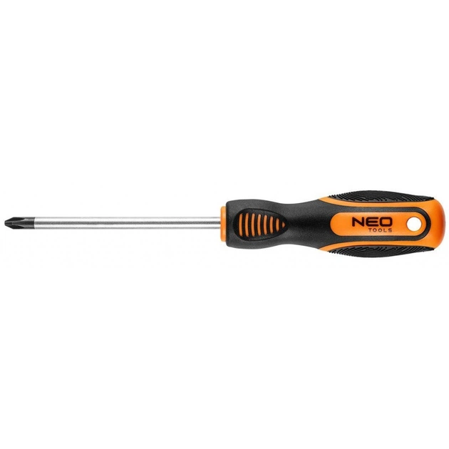 Отвертка Neo Tools крестовая, PH2 x 100 мм, CrV (04-180) - изображение 1