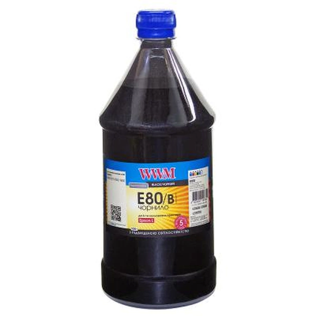 Чернила WWM Epson L800 1000г Black (E80/B-4) - изображение 1