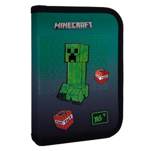 Пенал Yes Minecraft Icons HP одинарний з двома клапанами (533633) зображення 1