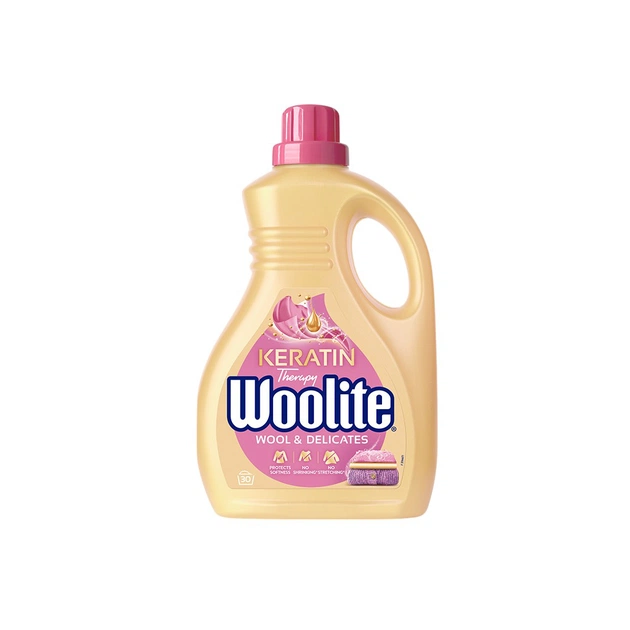 Гель для стирки Woolite Для шерсти и деликатных тканей С кератином 1.8 л (5900627090468) - изображение 1
