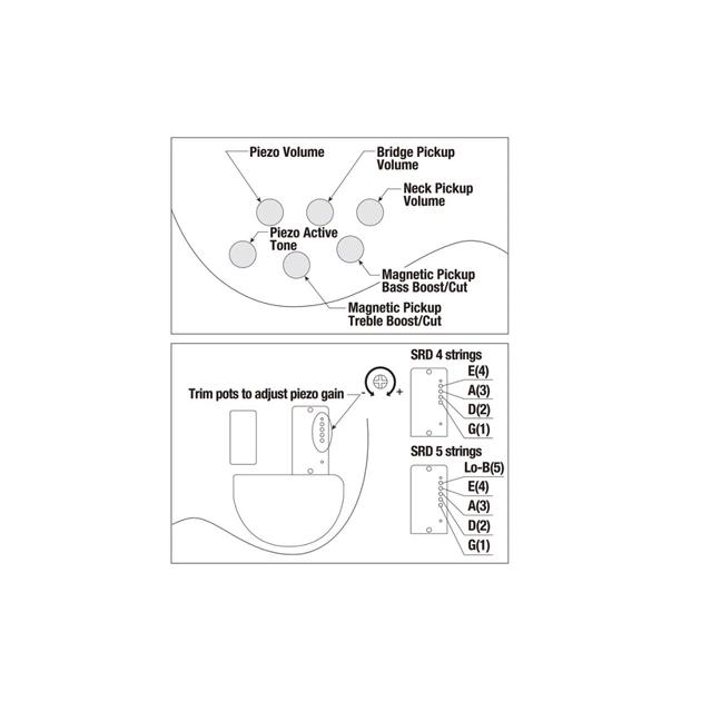 Бас-гітара Ibanez SRD900F-BTL (234961) - picture 8