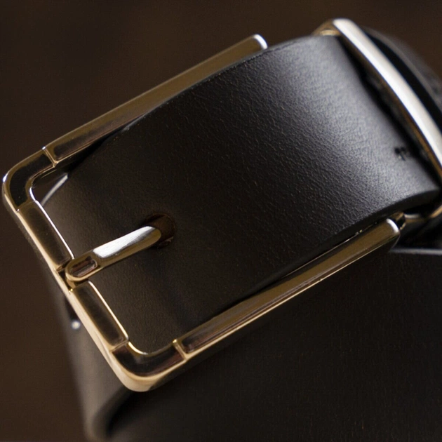 Ремінь Grande Pelle Шкіряний Коричневий (11065) - зображення 6