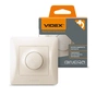 Світлорегулятор Videx BINERA 600Вт кремовий (VF-BNDM600-CR) - уменьшенное изображение 4