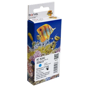 Картридж Barva Canon CLI-521C (2934B004) 560с (IC-521C) зображення 1