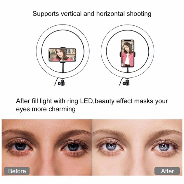 Набір блогера Puluz Ring USB LED lamp PU407 11.8" (PU407) - picture 3