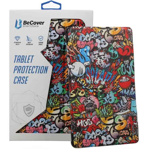 Чохол до планшета BeCover Smart Case Lenovo Tab TB-311FU 10.1" Graffiti (713118) - зображення 7