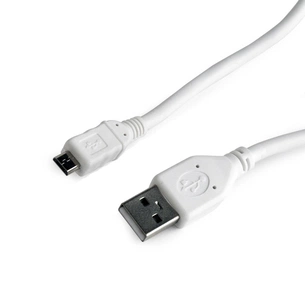 Дата кабель USB 2.0 AM to Micro 5P 1.0m Cablexpert (CCP-mUSB2-AMBM-W-1M) зображення 1