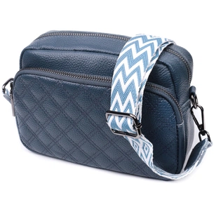 Сумка Vintage З натуральної шкіри Синя (22636) зображення 1