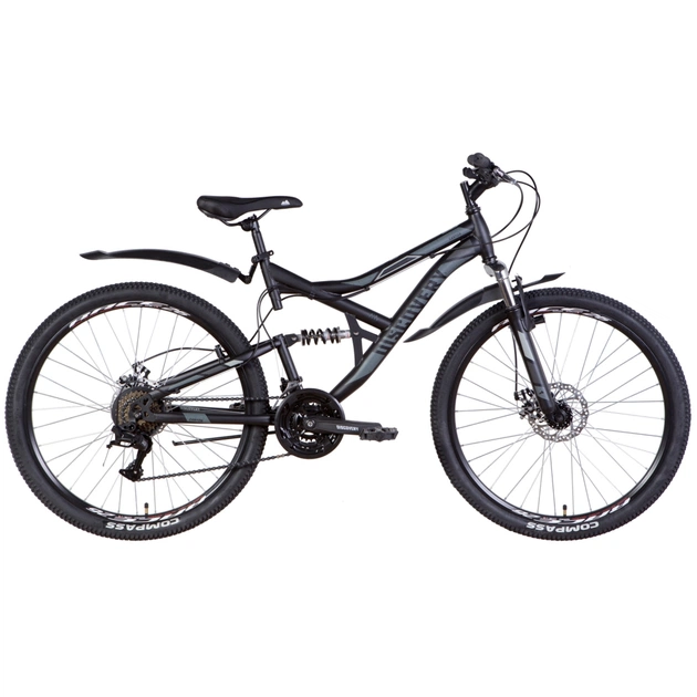 Велосипед Discovery 26" Canyon AM2 DD рама-17,5" 2022 Black/Grey (OPS-DIS-26-444) - зображення 1