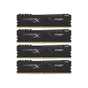 Модуль пам'яті для комп'ютера DDR4 128GB (4x32GB) 3200 MHz HyperX Fury Black Kingston Fury (ex.HyperX) (HX432C16FB3K4/128) - зменшене зображення 1